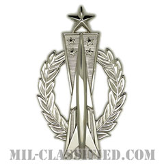 ミサイル運用章 (シニア)（Missile Operations Badge, Senior）[カラー/鏡面仕上げ/バッジ]の画像