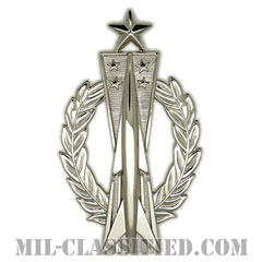 ミサイル運用章 (シニア)（Missile Operations Badge, Senior）[カラー/鏡面仕上げ/バッジ]画像