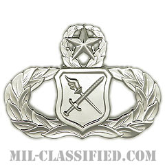 作戦研究章 (マスター・オペレーションズ・リサーチ)（Operations Research Analyst Badge, Master）[カラー/鏡面仕上げ/バッジ]の画像