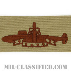 SSBN Deterrent Patrol Insignia [デザート/生地テープパッチ]の画像