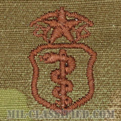医療章 (チーフ)（Medical Corps Badge, Chief）[OCP/ブラウン刺繍/パッチ]画像