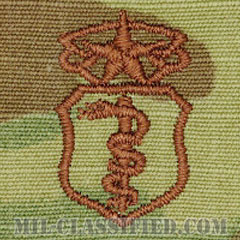 生物医学章 (チーフ)（Biomedical Science Corps Badge, Chief）[OCP/ブラウン刺繍/パッチ]画像