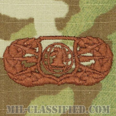 情報作戦章 (ベーシック)（Information Operations Badge, Basic）[OCP/ブラウン刺繍/パッチ]の画像