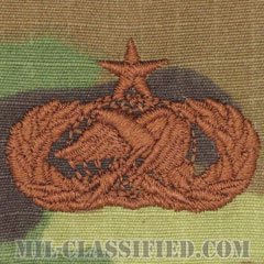 兵站章 (チーフ)（Logistics Plans Badge, Senior）[OCP/ブラウン刺繍/パッチ]の画像