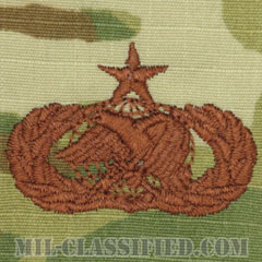 補給・燃料章 (シニア)（Supply and Fuels Badge, Senior）[OCP/ブラウン刺繍/パッチ]の画像