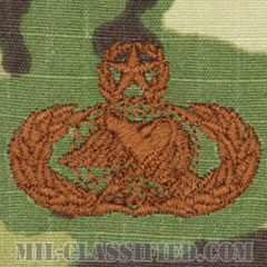 補給・燃料章 (マスター)（Supply and Fuels Badge, Master）[OCP/ブラウン刺繍/パッチ]の画像