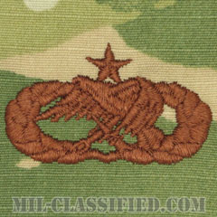 整備・弾薬章 (シニア)（Maintenance and Munitions Badge, Senior）[OCP/ブラウン刺繍/パッチ]画像