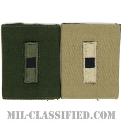 准尉 (WO1)（Warrant Officer (WO1)）[リバーシブル（サブデュード・デザート）/ゴアテックスパーカー用スライドオン階級章]の画像