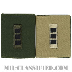 准尉 (CW3)（Chief Warrant Officer 3 (CW3)）[リバーシブル（サブデュード・デザート）/ゴアテックスパーカー用スライドオン階級章]の画像