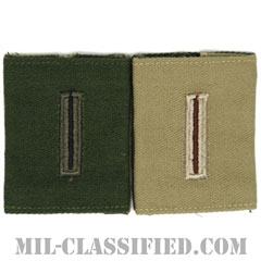 准尉 (CW5)（Chief Warrant Officer 5 (CW5)）[リバーシブル（サブデュード・デザート）/ゴアテックスパーカー用スライドオン階級章]の画像