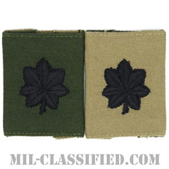 中佐（Lieutenant Colonel (LTC)）[リバーシブル（サブデュード・デザート）/ゴアテックスパーカー用スライドオン階級章]の画像