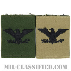 大佐（Colonel (COL)）[リバーシブル（サブデュード・デザート）/ゴアテックスパーカー用スライドオン階級章]の画像