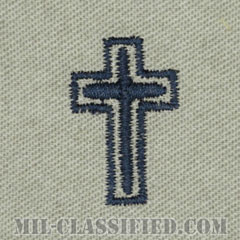 キリスト教従軍牧師章（Chaplain Badge, Christian）[ABU/パッチ]の画像