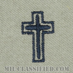 キリスト教従軍牧師章（Chaplain Badge, Christian）[ABU/パッチ]画像