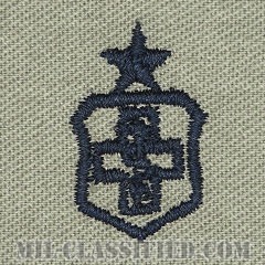 医療章 (下士官用シニア)（Enlisted Medical Badge, Senior）[ABU/パッチ]の画像