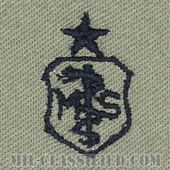 衛生業務章 (シニア)（Medical Service Corps Badge, Senior）[ABU/パッチ]の画像