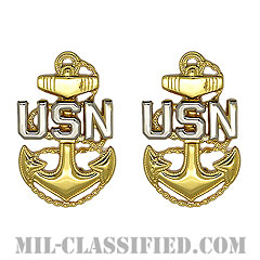 上等兵曹（Chief Petty Officer）[カラー/コート用レギュラーサイズ/階級章/バッジ/ペア（2個1組）]の画像