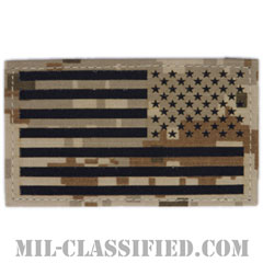 星条旗 NWU Type2 AOR1（リバース）（USA Flag (Reversed)）[ベルクロ付パッチ]の画像