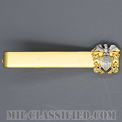 将校章付タイクリップ（Officer Device Insignia, Tie Clasp/Tie Clip）[海軍ネクタイピン/将校用ゴールド]の画像