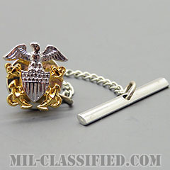 将校章付タイタック（Officer Device Insignia, Tie Clasp/Tie Tack）[海軍ネクタイピン]の画像