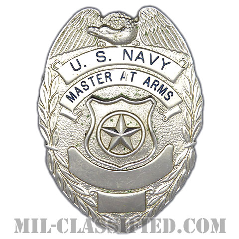 アメリカ海軍憲兵章（シルバー）（U.S. NAVY Master At Arms）[バッジ/中古1点物]画像