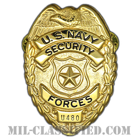 アメリカ海軍憲兵章（ゴールド）（U.S. NAVY Security Forces, Master At Arms）[バッジ/中古1点物]の画像