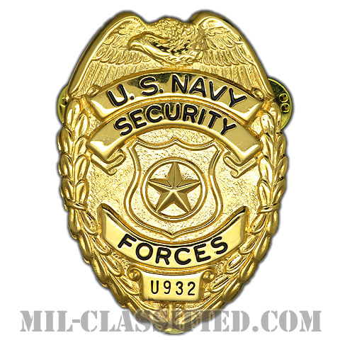 アメリカ海軍憲兵章（ゴールド）（U.S. NAVY Security Forces, Master At Arms）[バッジ/中古1点物]の画像