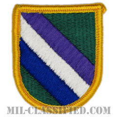第422民事活動大隊（422nd Civil Affairs Battalion）[カラー/メロウエッジ/ベレーフラッシュパッチ]画像