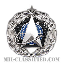 宇宙軍参謀章（Space Staff Badge）[カラー/鏡面仕上げ/ミニサイズ/バッジ]画像