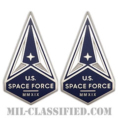 アメリカ宇宙軍（United States Space Force）[カラー/クレスト（Crest・DUI・DI）バッジ/ペア（2個1組）]画像