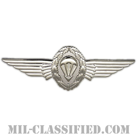 ドイツ連邦共和国 (西ドイツ) 軍空挺章 (シルバー)（Foreign Parachutist Badge, West Germany, Silver）[カラー/バッジ]画像