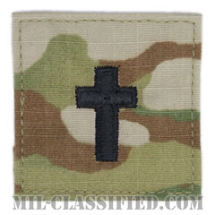 キリスト教従軍牧師科章（Chaplain Corps, Christian Faith）[OCP（7C）/階級章/ベルクロ付パッチ]の画像