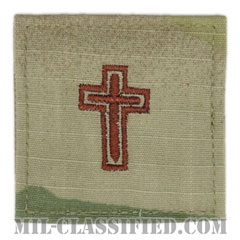 キリスト教従軍牧師科章（Chaplain Corps, Christian Faith）[OCP/空軍階級章/ベルクロ付パッチ]画像