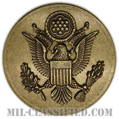 アメリカ陸軍制帽用帽章 (下士官用・男女兼用)（Army Service Cap Device, Enlisted）[AGSU/カラー/燻し金/バッジ]の画像
