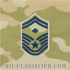 先任上級曹長（First Sergeant (E-8)）[OCP/宇宙軍階級章/キャップ・チェスト用/縫い付けパッチ]画像