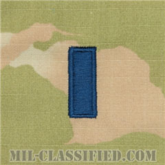中尉（First Lieutenant (1LT)）[OCP/宇宙軍階級章/キャップ・チェスト用/縫い付けパッチ]画像