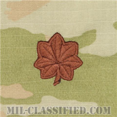 少佐（Major (MAJ)）[OCP/宇宙軍階級章/キャップ・チェスト用/縫い付けパッチ]画像