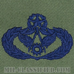土木技師（建設）章 (マスター)（Civil Engineer Badge, Master）[サブデュード/ブルー刺繍/パッチ]画像