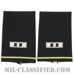 准尉 (CW2)（Chief Warrant Officer 2 (CW2)）[ブラック/ショルダー階級章/ショートサイズ肩章/ペア（2枚1組）]の画像