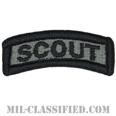 スカウト（斥候/偵察）タブ（Scout Tab）[UCP（ACU）/メロウエッジ/ベルクロ付パッチ]の画像