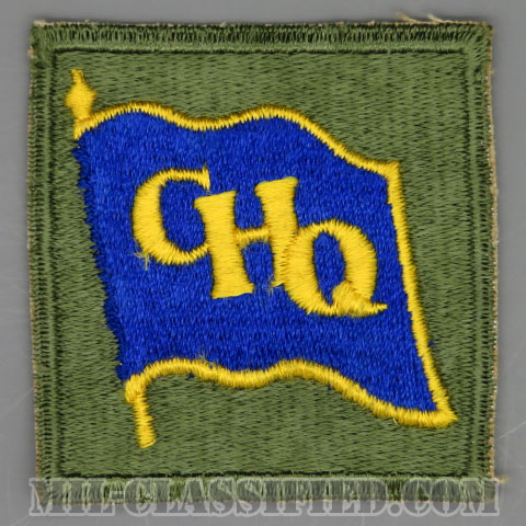 連合国軍最高司令官総司令部（General Headquarters (GHQ/SCAP)）[カラー/カットエッジ/パッチ/1点物]画像