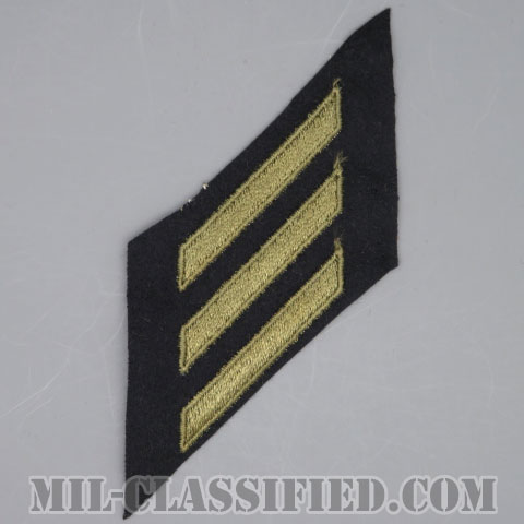 年功章 3連(勤続9年)（Service Stripe）[ウール・フェルト生地/パッチ/1点物]の画像