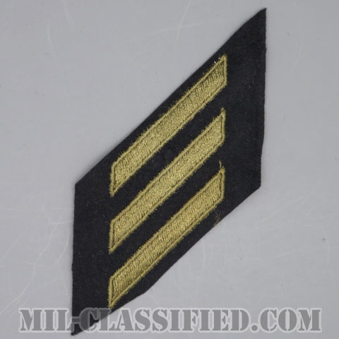 年功章 3連(勤続9年)（Service Stripe）[ウール・フェルト生地/パッチ/1点物]の画像