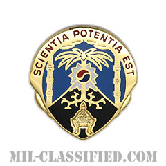 第500軍事情報旅団（500th Military Intelligence Brigade）[カラー/クレスト（Crest・DUI・DI）バッジ]の画像