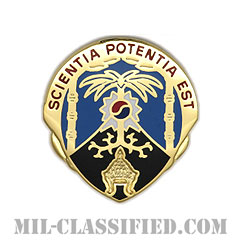 第500軍事情報旅団（500th Military Intelligence Brigade）[カラー/クレスト（Crest・DUI・DI）バッジ]画像