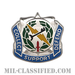 第373軍事情報大隊（373rd Military Intelligence Battalion）[カラー/クレスト（Crest・DUI・DI）バッジ]の画像