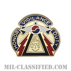 第304軍事情報大隊（304th Military Intelligence Battalion）[カラー/クレスト（Crest・DUI・DI）バッジ]画像