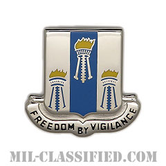 第502軍事情報大隊（502nd Military Intelligence Battalion）[カラー/クレスト（Crest・DUI・DI）バッジ]画像