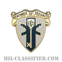 第309軍事情報大隊（309th Military Intelligence Battalion）[カラー/クレスト（Crest・DUI・DI）バッジ]画像