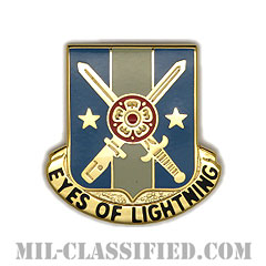 第125軍事情報大隊（125th Military Intelligence Battalion）[カラー/クレスト（Crest・DUI・DI）バッジ]画像
